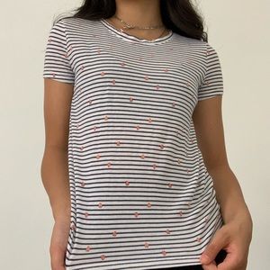 Old navy strawberry striped shirt